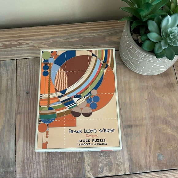 Frank Lloyd Wright Block Puzzle - 6 Puzzles. - Picture 11 of 11